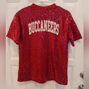Red Sequin Buccaneers Shirt